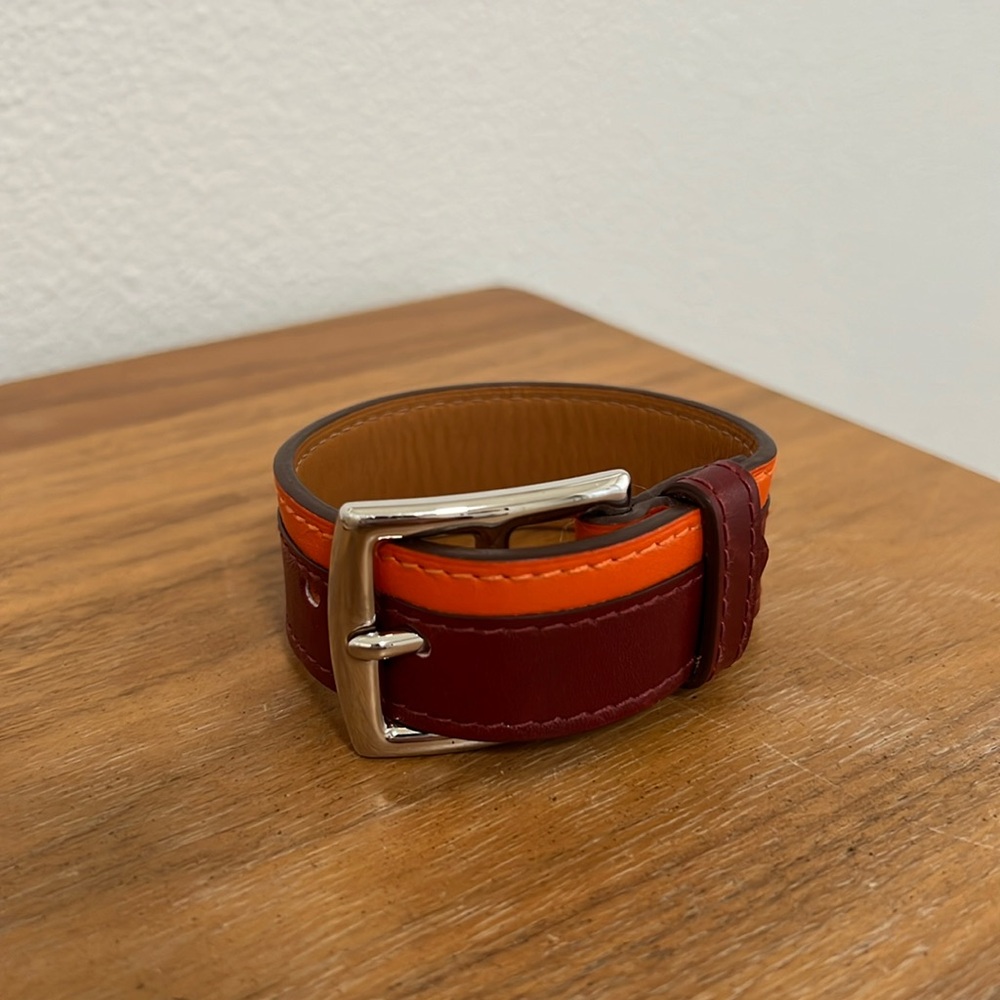 Hermes Paris Hypnotic Leather Bracelet